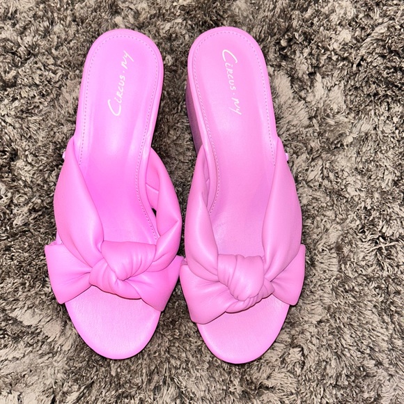 Circus NY - Sam Edelman Pink Platform Sandals size 11 - Picture 2 of 6